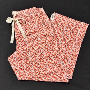 NWT Love by GAP Women's Size Large Drawstring Pajama Pants Hearts Pattern